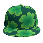 Four-Leaf Clover St. Patrick's Day Print Snapback Cap