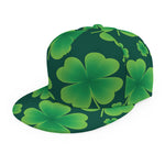 Four-Leaf Clover St. Patrick's Day Print Snapback Cap