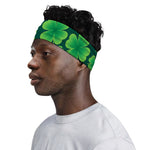 Four-Leaf Clover St. Patrick's Day Print Sports Headband