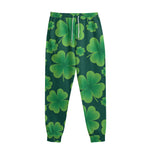 Four-Leaf Clover St. Patrick's Day Print Sweatpants