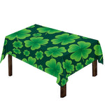 Four-Leaf Clover St. Patrick's Day Print Tablecloth
