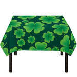Four-Leaf Clover St. Patrick's Day Print Tablecloth
