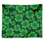 Four-Leaf Clover St. Patrick's Day Print Tapestry