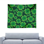 Four-Leaf Clover St. Patrick's Day Print Tapestry