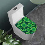 Four-Leaf Clover St. Patrick's Day Print Toilet Lid Cover
