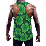 Four-Leaf Clover St. Patrick's Day Print Training Tank Top