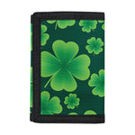 Four-Leaf Clover St. Patrick's Day Print Trifold Wallet