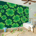 Four-Leaf Clover St. Patrick's Day Print Wall Sticker