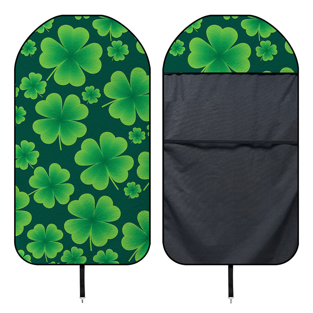 Four-Leaf Clover St. Patrick's Day Print Waterproof Car Seat Cover