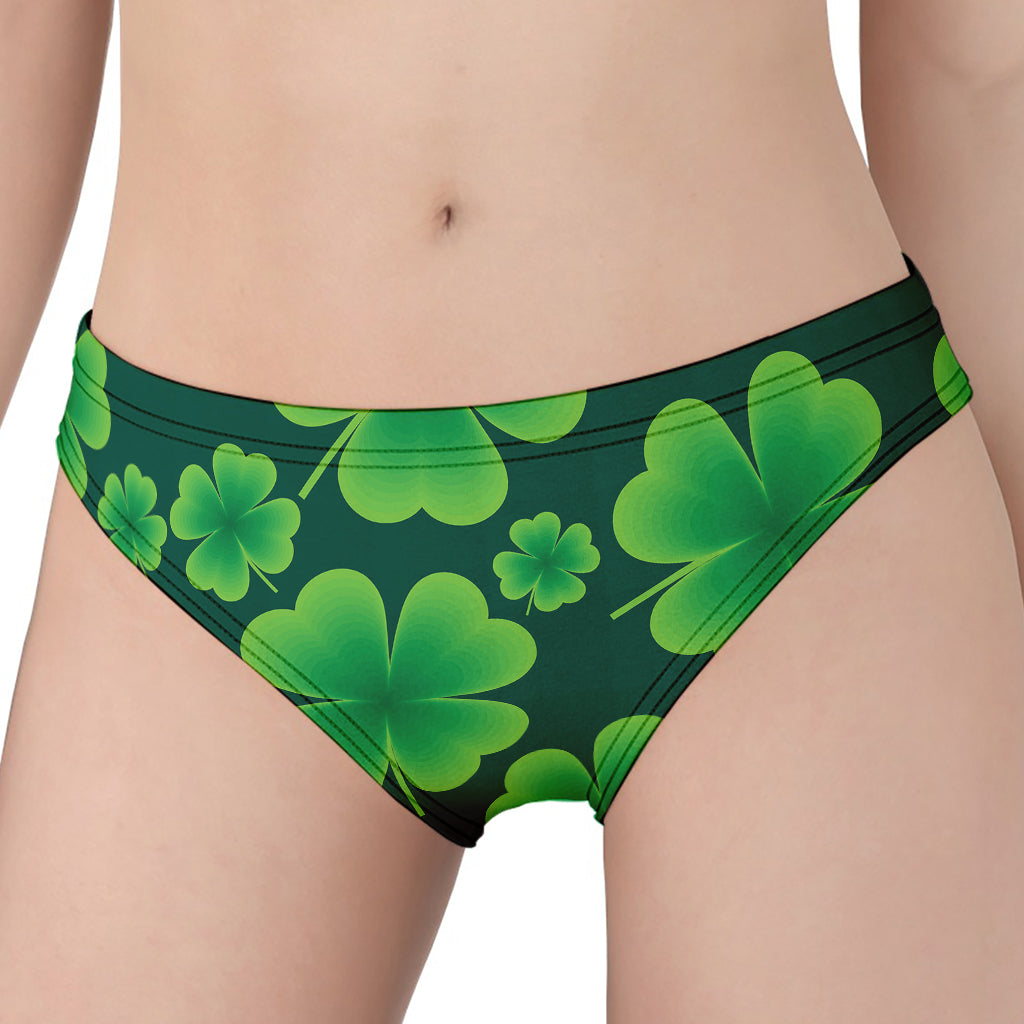 Four-Leaf Clover St. Patrick's Day Print Women's Panties