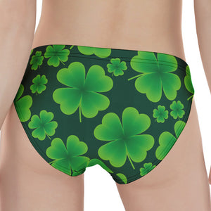 Four-Leaf Clover St. Patrick's Day Print Women's Panties