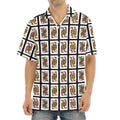 Four Queens Playing Cards Pattern Print Aloha Shirt