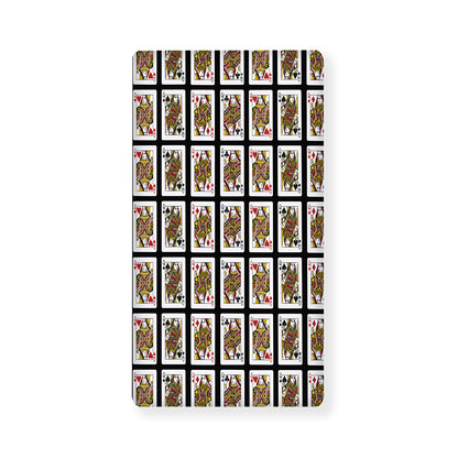 Four Queens Playing Cards Pattern Print Baby Crib Sheet