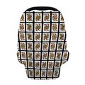 Four Queens Playing Cards Pattern Print Baby Seat Cover