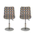 Four Queens Playing Cards Pattern Print Bar Stool Covers
