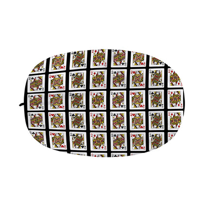 Four Queens Playing Cards Pattern Print Car Side Mirror Covers
