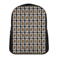 Four Queens Playing Cards Pattern Print Casual Backpack
