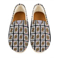 Four Queens Playing Cards Pattern Print Casual Shoes