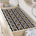 Four Queens Playing Cards Pattern Print Changing Pad Cover