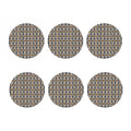 Four Queens Playing Cards Pattern Print Coaster Set