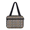 Four Queens Playing Cards Pattern Print Double Strap Bible Bag
