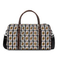 Four Queens Playing Cards Pattern Print Duffel Bag