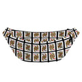 Four Queens Playing Cards Pattern Print Fanny Pack