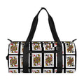 Four Queens Playing Cards Pattern Print Gym Bag