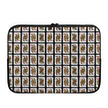 Four Queens Playing Cards Pattern Print Laptop Sleeve