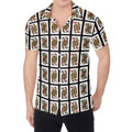 Four Queens Playing Cards Pattern Print Men's Shirt