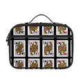 Four Queens Playing Cards Pattern Print Portable Lunch Bag