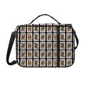 Four Queens Playing Cards Pattern Print Shoulder Strap Bible Bag