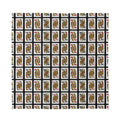 Four Queens Playing Cards Pattern Print Silk Bandana