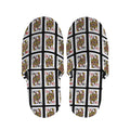 Four Queens Playing Cards Pattern Print Slippers