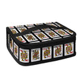 Four Queens Playing Cards Pattern Print Small Lunch Bag