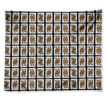 Four Queens Playing Cards Pattern Print Tapestry