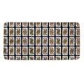 Four Queens Playing Cards Pattern Print Towel