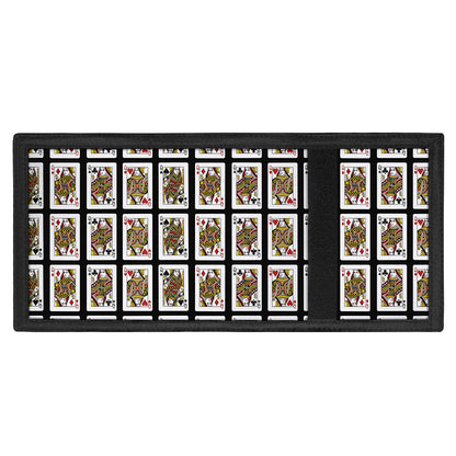 Four Queens Playing Cards Pattern Print Trifold Wallet