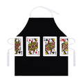 Four Queens Playing Cards Print Adjustable Apron