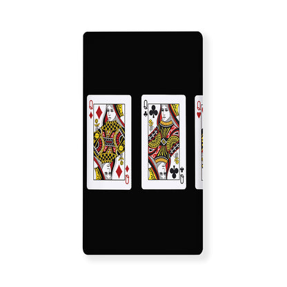 Four Queens Playing Cards Print Baby Crib Sheet