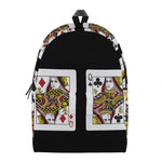 Four Queens Playing Cards Print Backpack