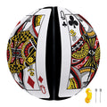 Four Queens Playing Cards Print Basketball