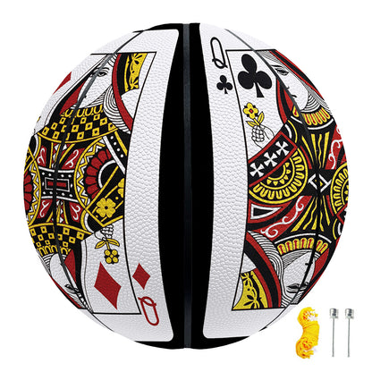 Four Queens Playing Cards Print Basketball