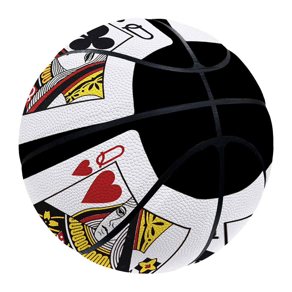 Four Queens Playing Cards Print Basketball
