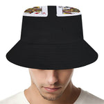 Four Queens Playing Cards Print Bucket Hat