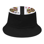 Four Queens Playing Cards Print Bucket Hat