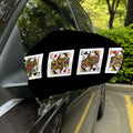 Four Queens Playing Cards Print Car Side Mirror Covers