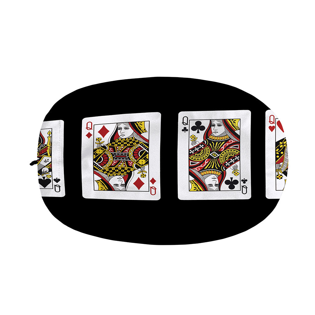 Four Queens Playing Cards Print Car Side Mirror Covers