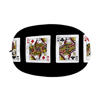 Four Queens Playing Cards Print Car Side Mirror Covers