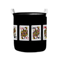 Four Queens Playing Cards Print Collapsible Laundry Basket